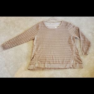 Soft Surroundings Side Braided Sweater
